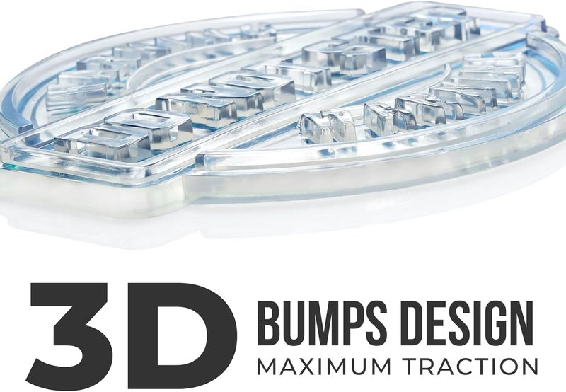 devembr Snowboard Stomp Pads, Funny Stomp Pad Snowboarding with 3D Design, PVC-Material, Warning - Image 3